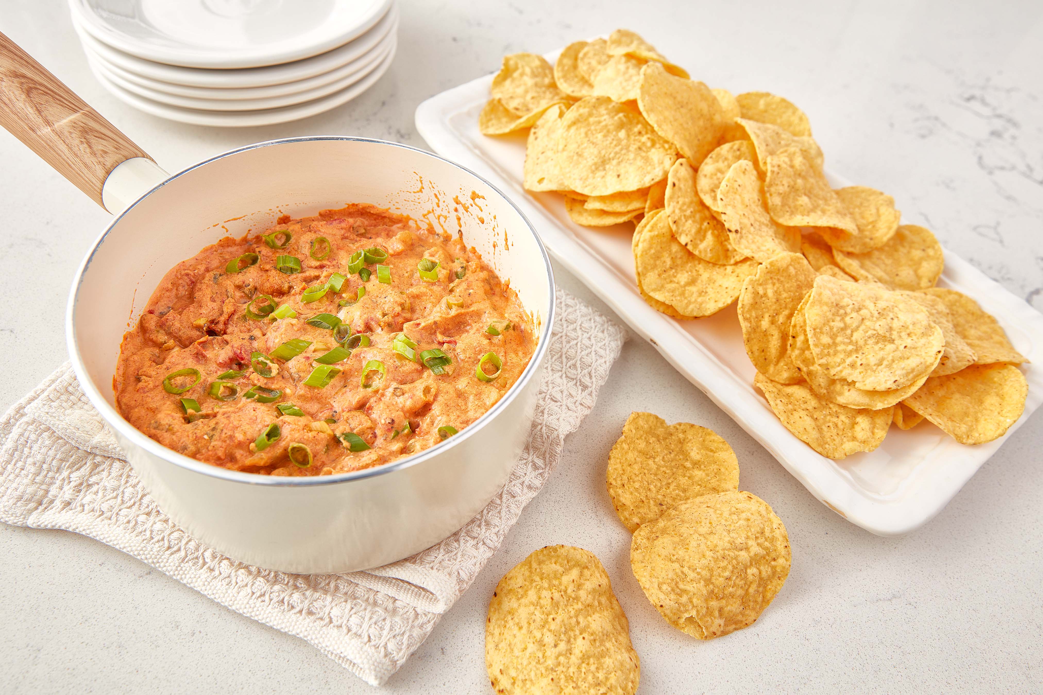 Easy Fire Roasted Tomato Queso Dip